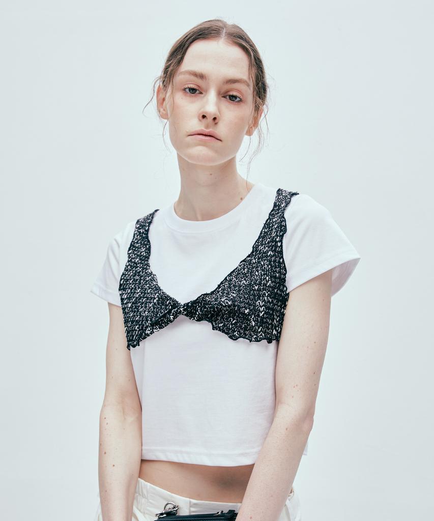 SSY Bustier Crop T-Shirt