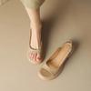 Sandals for Women's Summer 2025 New Versatile Casual Sandals with Thick Sole and Straight Buckle Strap Beach Sandals