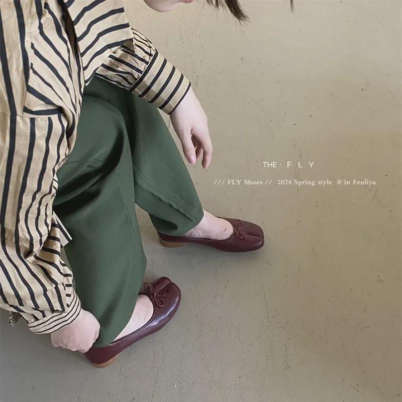 "Scarpe Trotter Comode con Dita Separate 2024 per Donna - Tacchi Spessi, Chic Casual"