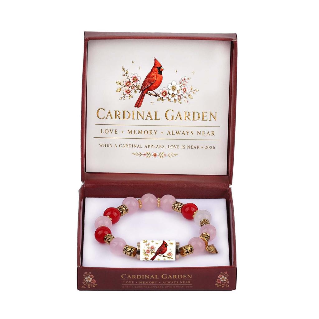 Gold Hummingbird Peace Dove Crystal Bead Bracelet, Natural Stone Unisex Daily Bracelet Gift