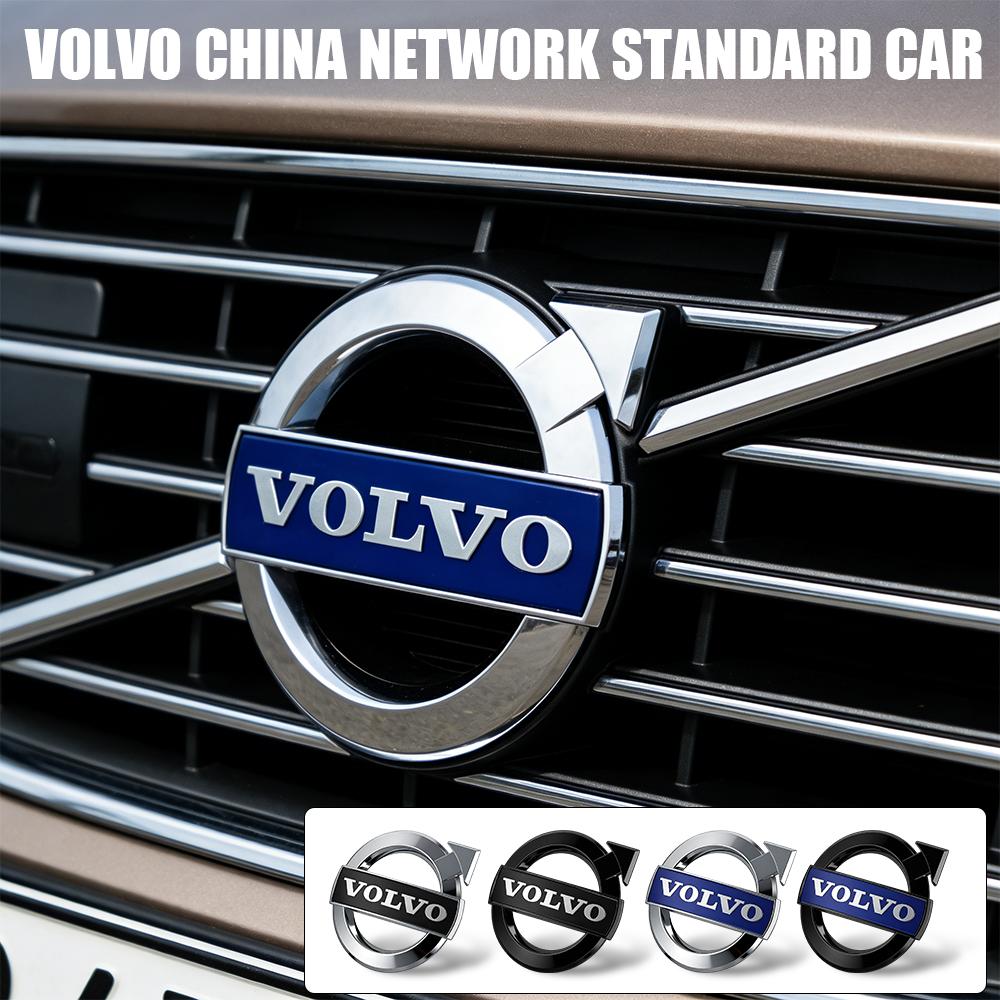 AAAZZ1 For Volvo Rdesign V40 V50 S40 S80 XC60 S60 XC40 C40 V90 XC60 S90 T6 Car Front Hood Grille Badge Cover Auto Exterior Accessories