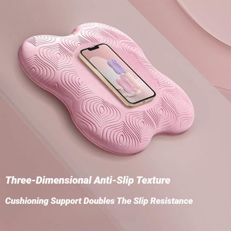 Tpe Thickened Anti Slip Yoga Kneeling Pad Knee Support Rebound Non-Slip Fitness Mat Shock Absorption Soft Flat