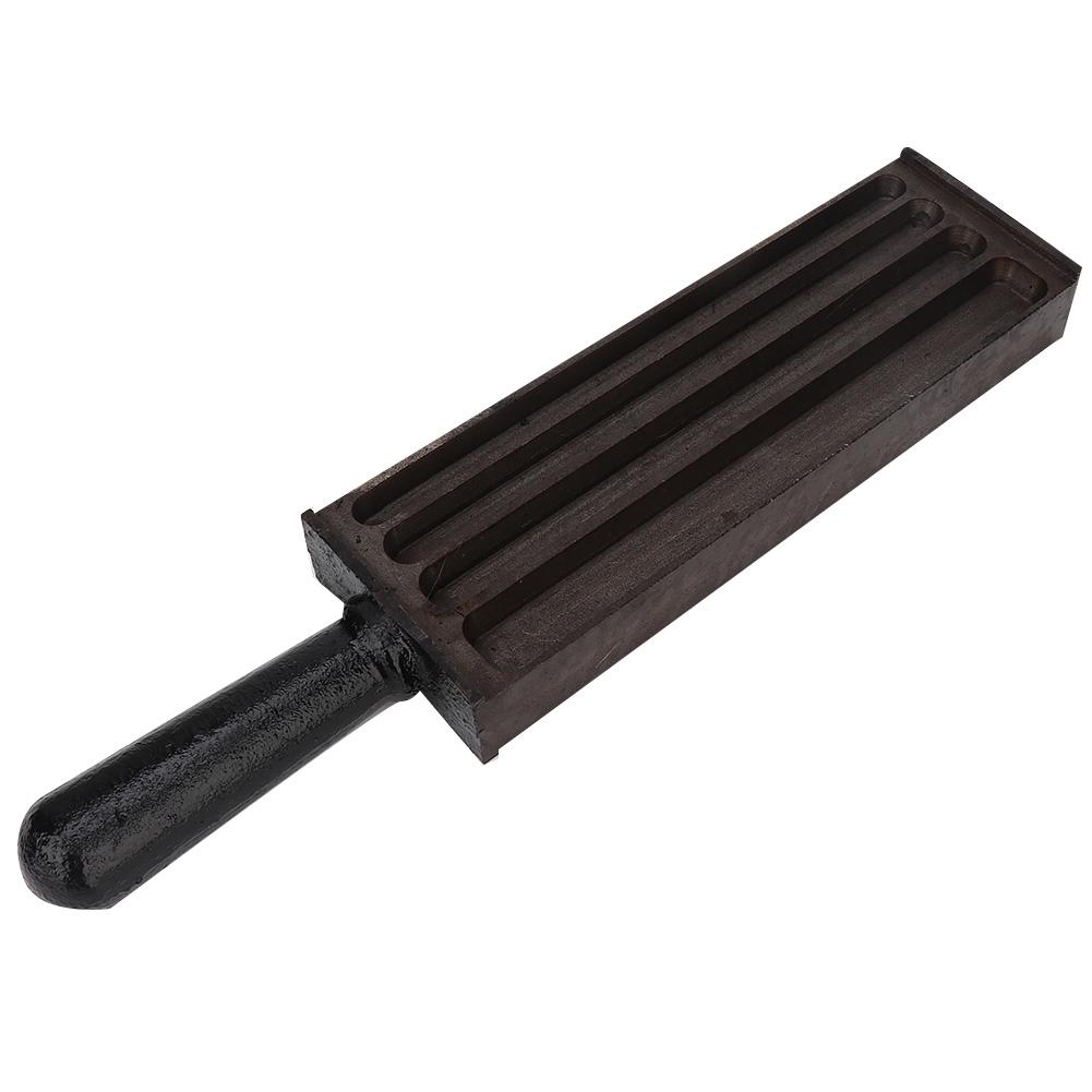 Rectangle Steel Ingot Mold Mould Crucible Gold Silver Melting Casting Refining Tool