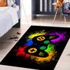 Gaming Rugs for Boys and Teens Bedroom, Non-Slip Gamepad Controller Carpet, Decorative Gamer Rug for Living Room