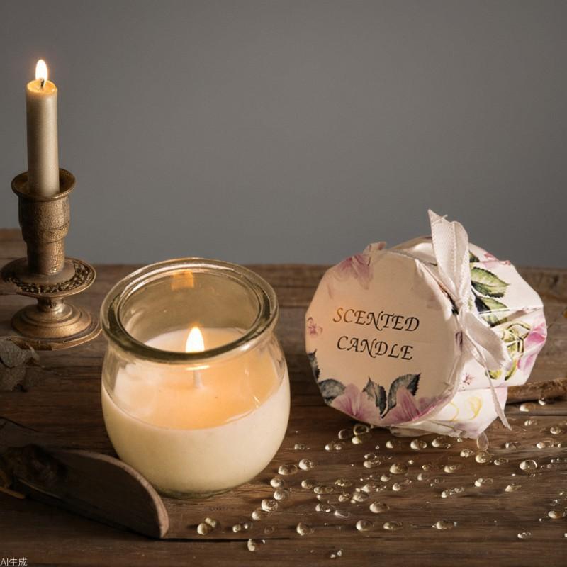 Smokeless Scented Candles Souvenir Aromatherapy in Glasses Gift Box Packaging Creative Candles
