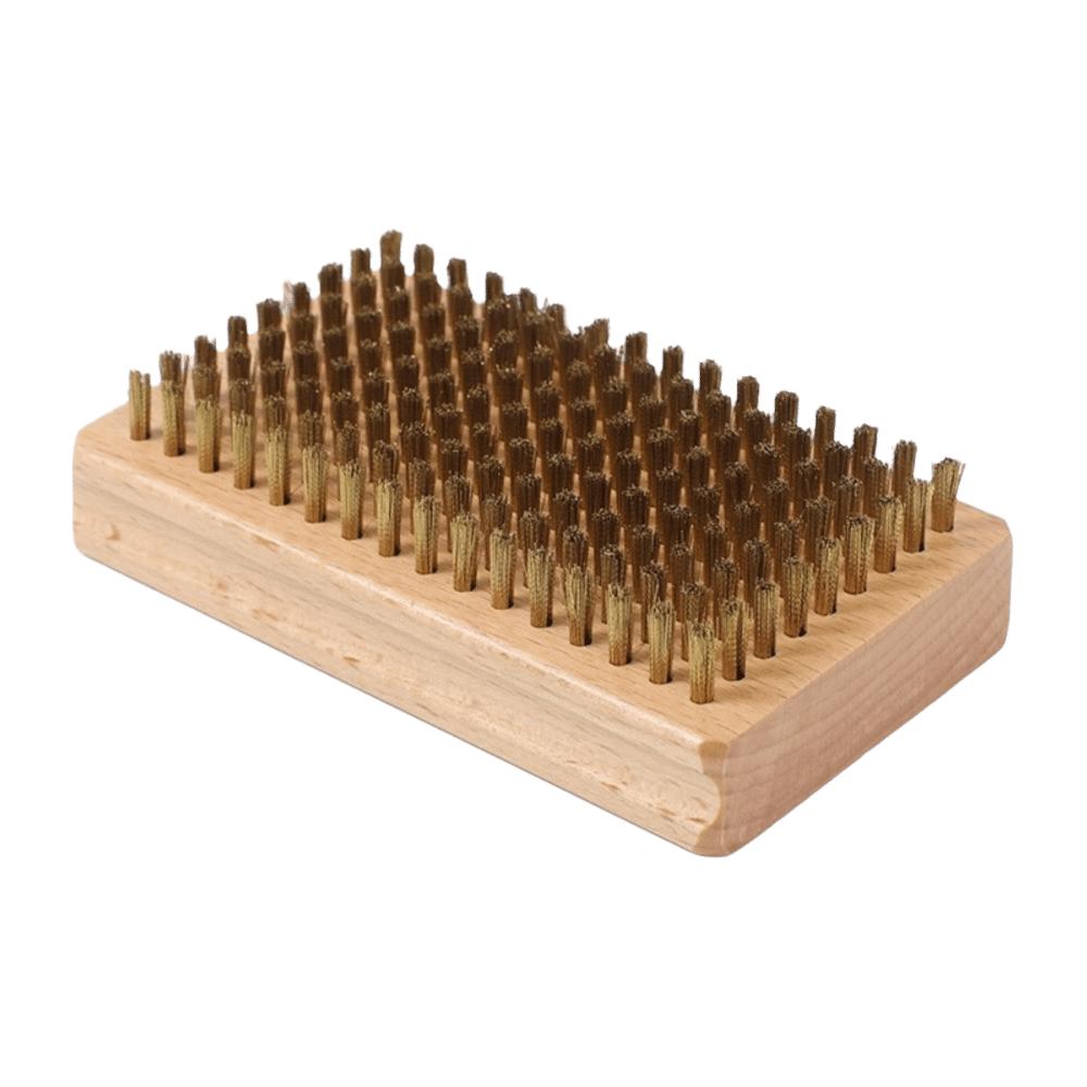Horsehair Ski Waxing Brush Wooden Handle Brush Snowboard Tool Snowboard Brush Winter Sports