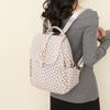 A New Fashionable Backpack for Women with Retro Printed Letters and Large Capacity