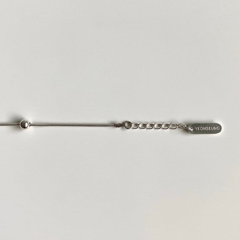 YEONSEUNG Silver ball bracelet