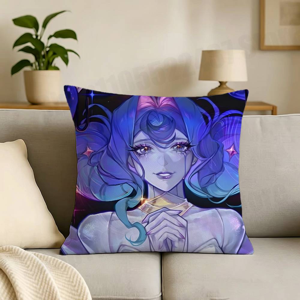Cartoon KKnights of GGuinevere Cartoon Printing Pillowcase Customized Pillow Cover for Sofa Home Decor