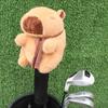 Husă de Pluș pentru Capul Clubului de Golf Capibara Păpușă Animal de Pluș Husă Protectoare pentru Capul Driverului de Lemn de Golf Accesorii de Golf Cadou pentru Bărbați Femei Golfer