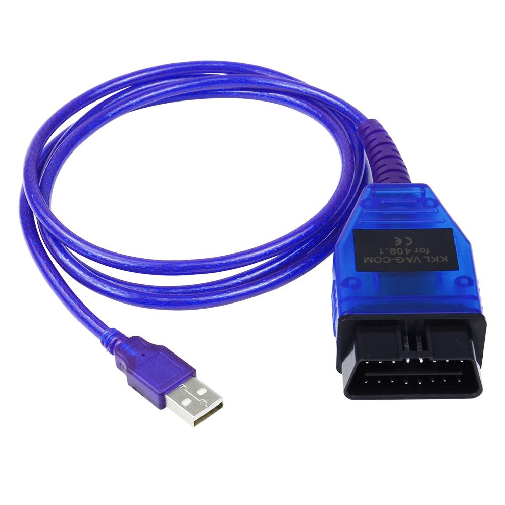VAG 409 /409.1 KKL With FTDI FT232RL Chip OBD 2 OBD2 Car Diagnostic Interface Cable with USB Interface Auto Scanner Tool Code Readers 4