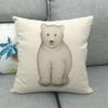 Simple Animal Pattern Collection Digital printing short plush pillow covers for car sofa office cushion cover home goods