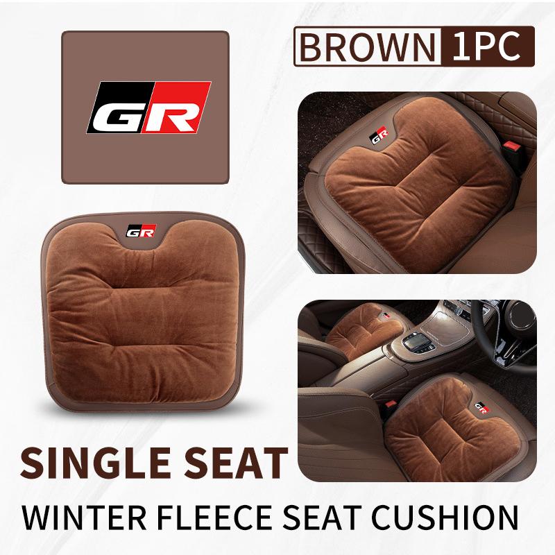 

For Toyota Car Flannel Styling Soft Seat Cushions Cover Decoration Auto Interior Accessories GR Sport Camry Prius Auris Crown