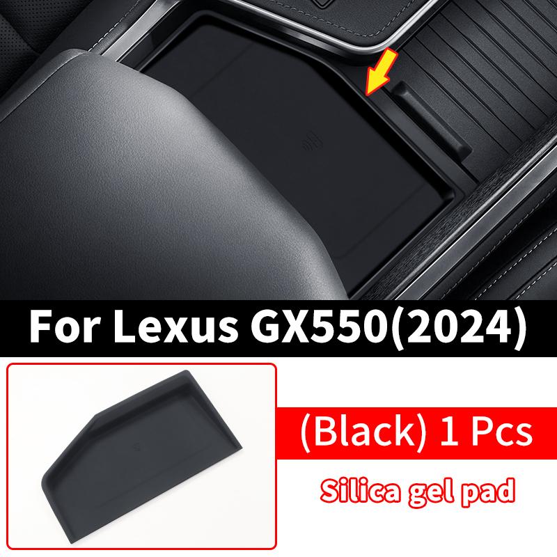 For 2024 Lexus GX550 Center Console Wireless Charger Silicone Protection Pad GX 550 Interior Upgrade Accessories Modification