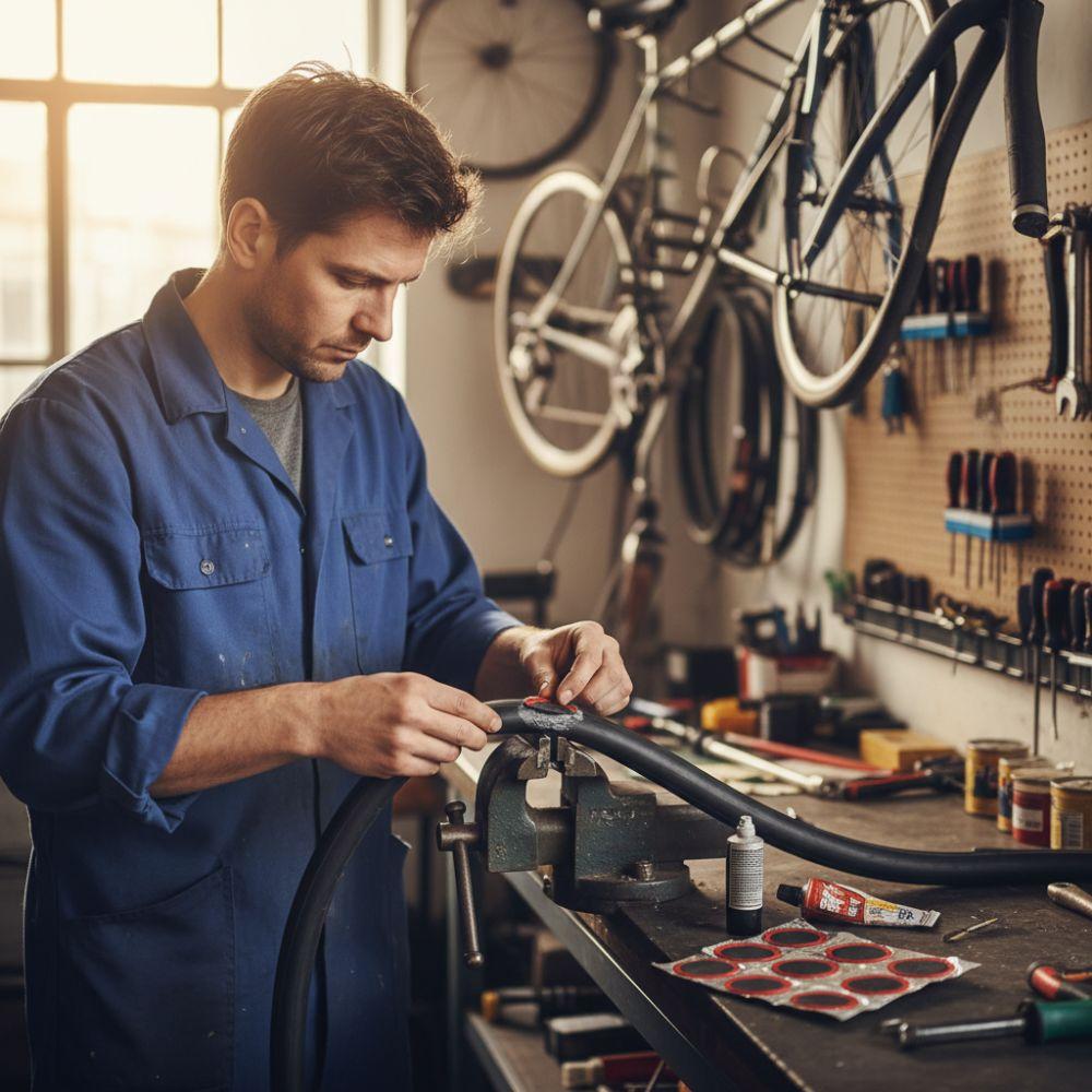 192PCS Round/ Square Bike Tire Patch Bicycle Inner Tube Puncture Patch  Tube Puncture Fix