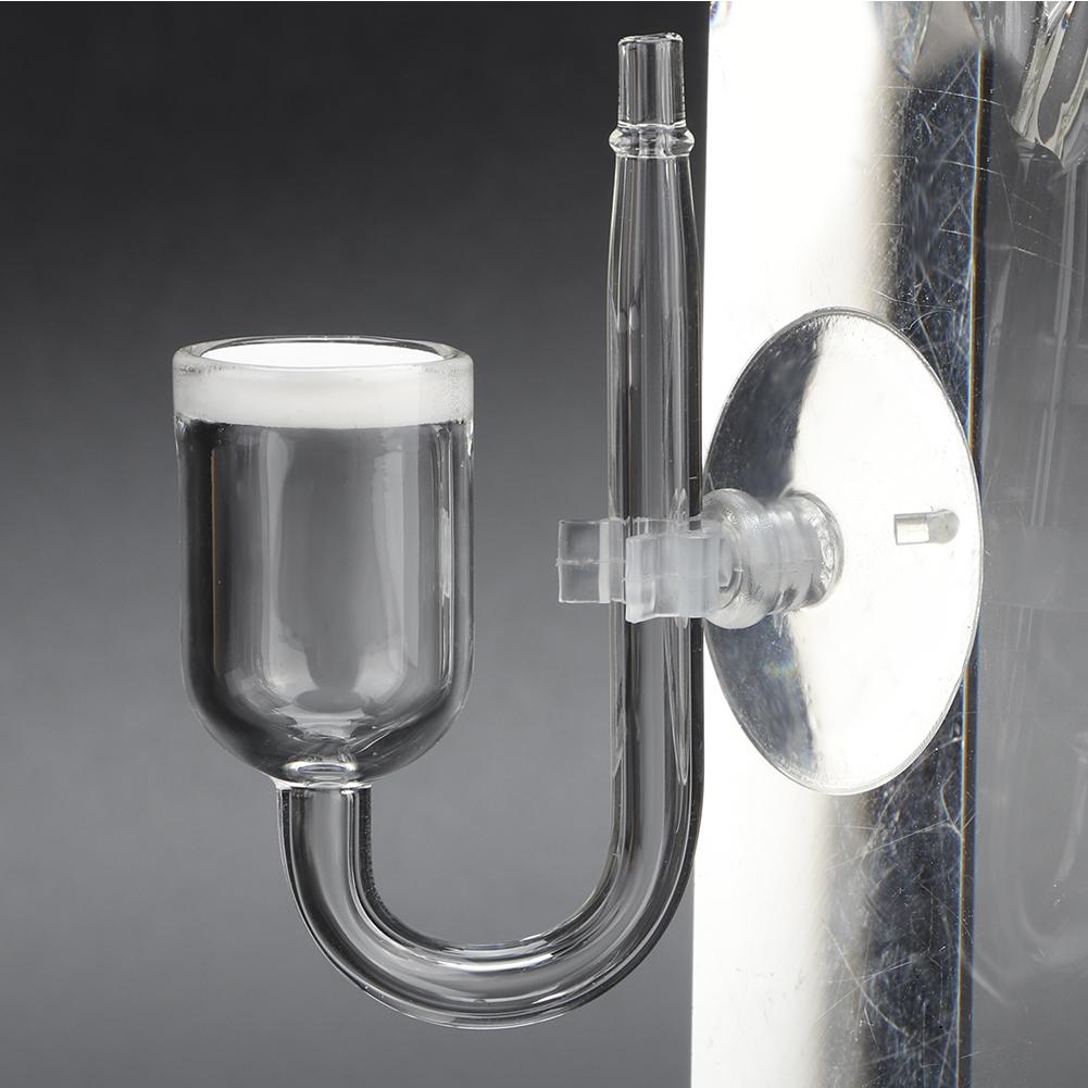 High Transparent Glass Aquarium Carbon Dioxide Refiner Fish Tank CO2 Dissolver Diffuser Atomizer