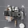 Suction Cup Over-Toilet Storage Shelf