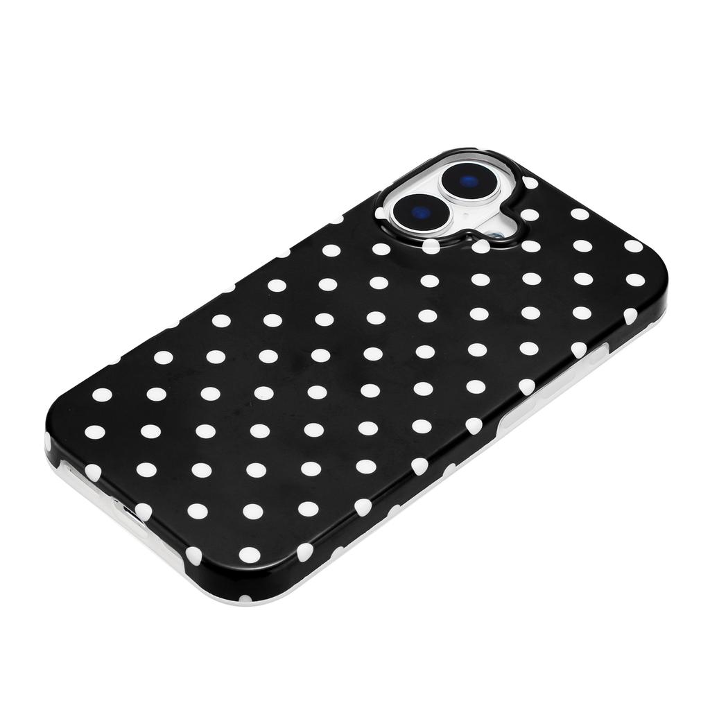 For iPhone 16 Plus Case Dot Design IMD TPU Phone Back Cover