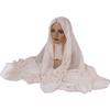 Newest 2 IN 1 High Quality Solid Color Chiffon Scarf Hijab With Niqab Set Instant Headscarf And Under Cap For Muslim Woman