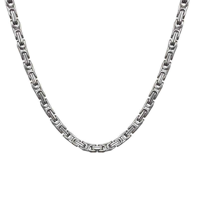 

Hip Hop Titanium Steel Necklace Design ins Versatile Pendant Pendant Sweater Chain