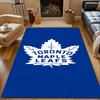 Toronto Maple Leafs Logo Design Patterned carpet, non slip mat suitable for living room and bedroom sofas