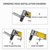 The Latest Pneumatic 90 Degree Engraving Grinder L-type Pneumatic Grinder Pneumatic Wind Mill Auto Repair Tool