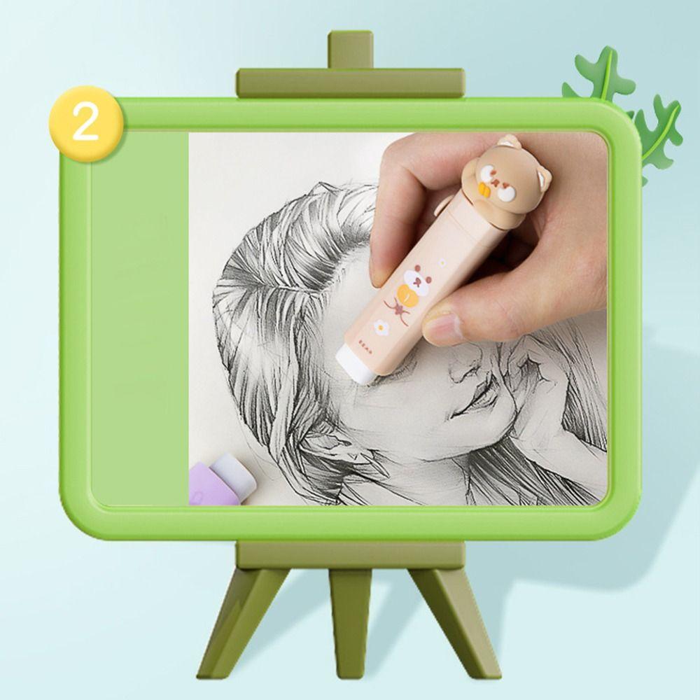 High Elasticity Push Pull Eraser Astronaut Wiping Erasers Japanese Art Pencil Erasers School