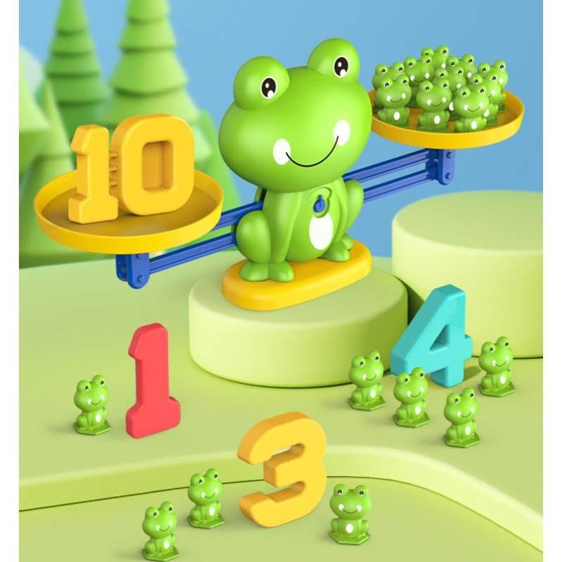 Kids Learning Math Balance Toy With Digital Cards For Logic Thinking And Intelligence Skills