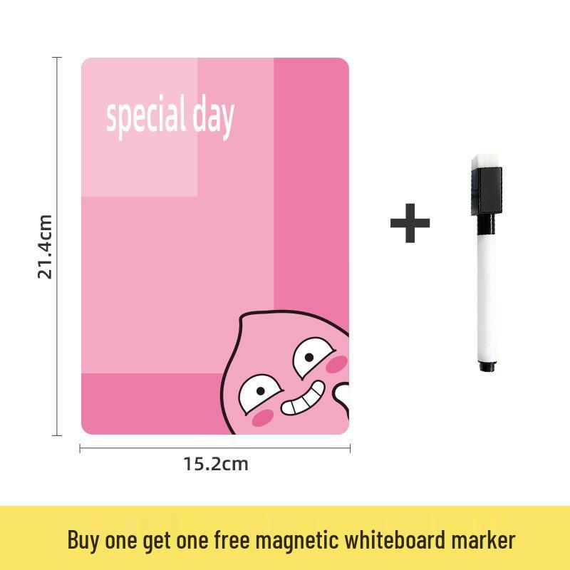 Cartoon Erasable Magnetic Whiteboard Memo Pad & Refrigerator Magnet Message Board