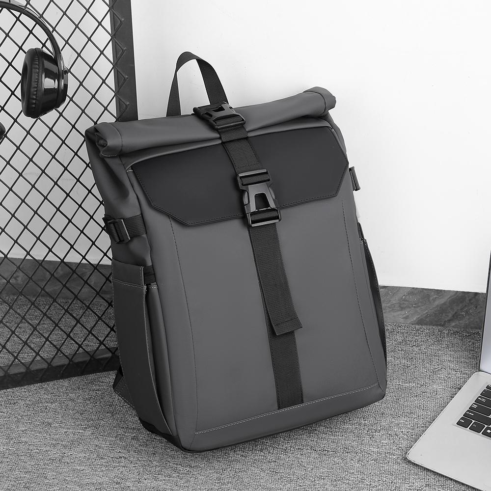 Men's Backpack Contrast Backpack Travel Bag