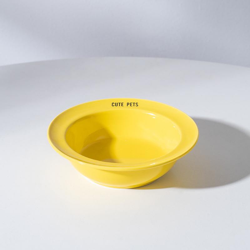 Cerc Bowl Pet Bowl With Iron Stand Protect Cervical Spine Small Size Dog Bowl Smart Bowl For S Pet Supplies