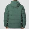 adidas FW22 Solid Color Logo Print Down Jacket Winter Men Outerwear Green HG8749