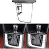 NVCNX Real Carbon Fiber Accessories for Hyundai Elantra 2017 2018 Car Thick Overlay Center Console Gear Shift Panel Button Cover Interior Trim Soft
