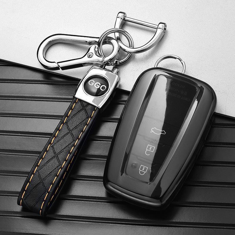 Transparent Toyota Keychains for Camry, RAV4, Crown, and Corolla Cars