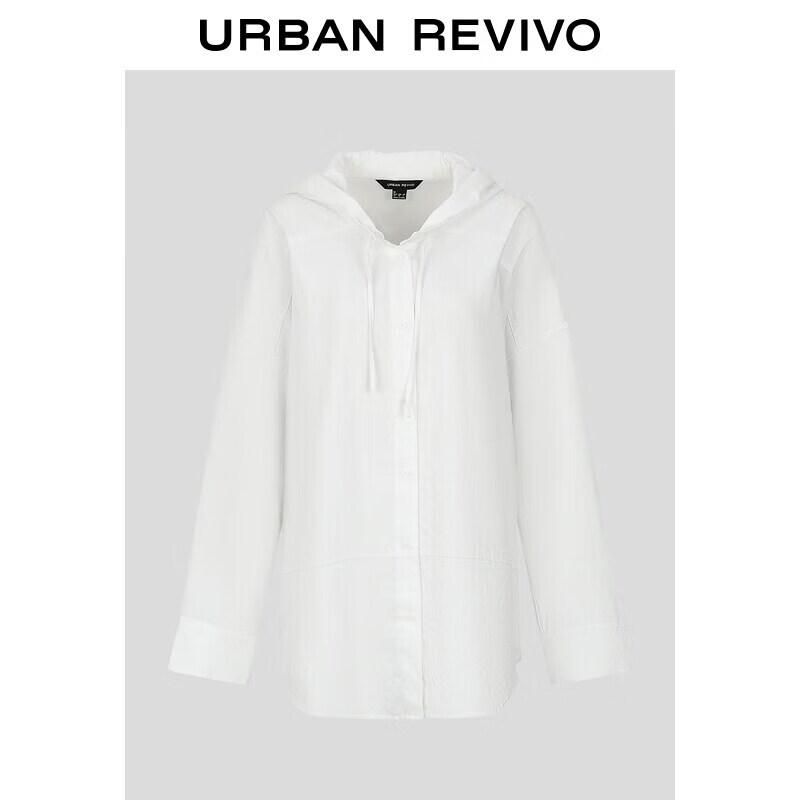 UR 2026 Summer Women s Loose Drawstring Hooded Jacket L