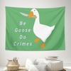Funny Cute Duck Tapestries College Dorm Apartment Poster Living Room Bedroom Wall Decor Fun Flag for Teen Men Birthday Party