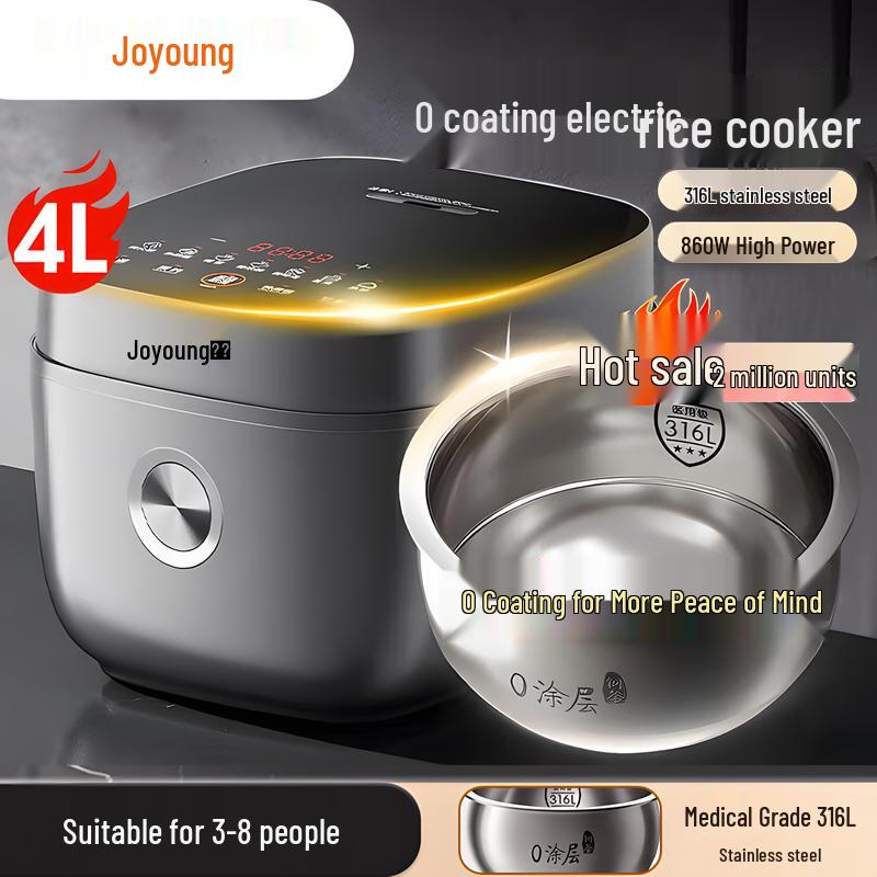 Joyoung 4L 316L Stainless Steel Multi-Function Rice Cooker