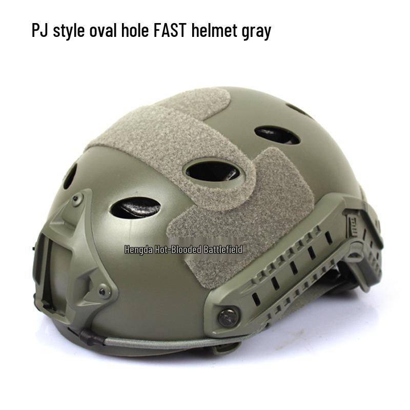 

Cross-border FAST PJ Version Tactical Helmet with Oval Holes for Riding and Military Use One Size