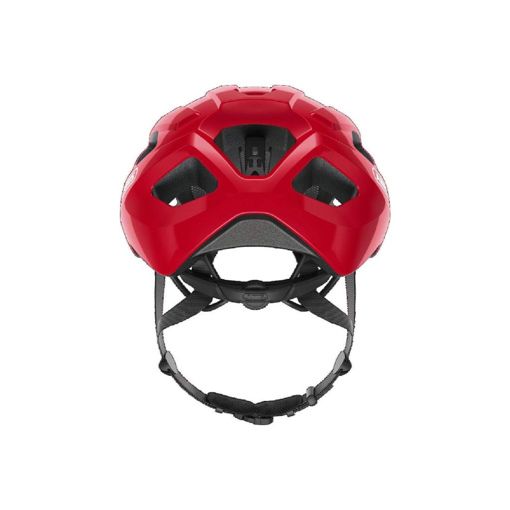 Japanese ABUS MACATOR Bicycle Adult Size Blaze Red [Official Product] Helmet, Medium,
