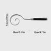 Rust-proof Stainless Steel Dough Whisk Handheld Dough Blending Tool  Pastry Making