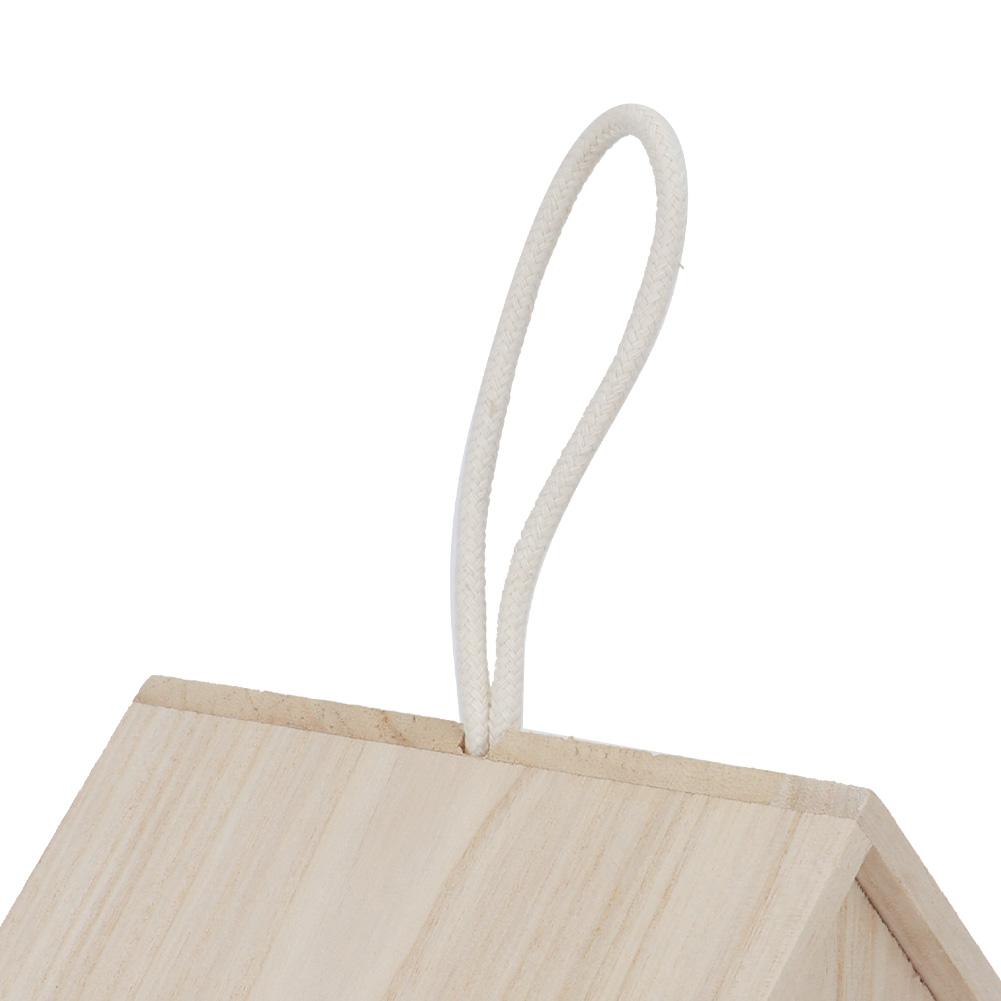 Fuglehus Slitesterkt Hengende Furu Fuglereir for Fugler Matstasjon Hvilestopp(rød)