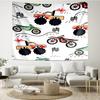Truck Print Tapestry, Backdrop, Easy Setup, Ideal for Bedroom, Office & Living Room, with Aesthetic Wall Hanging Decor.