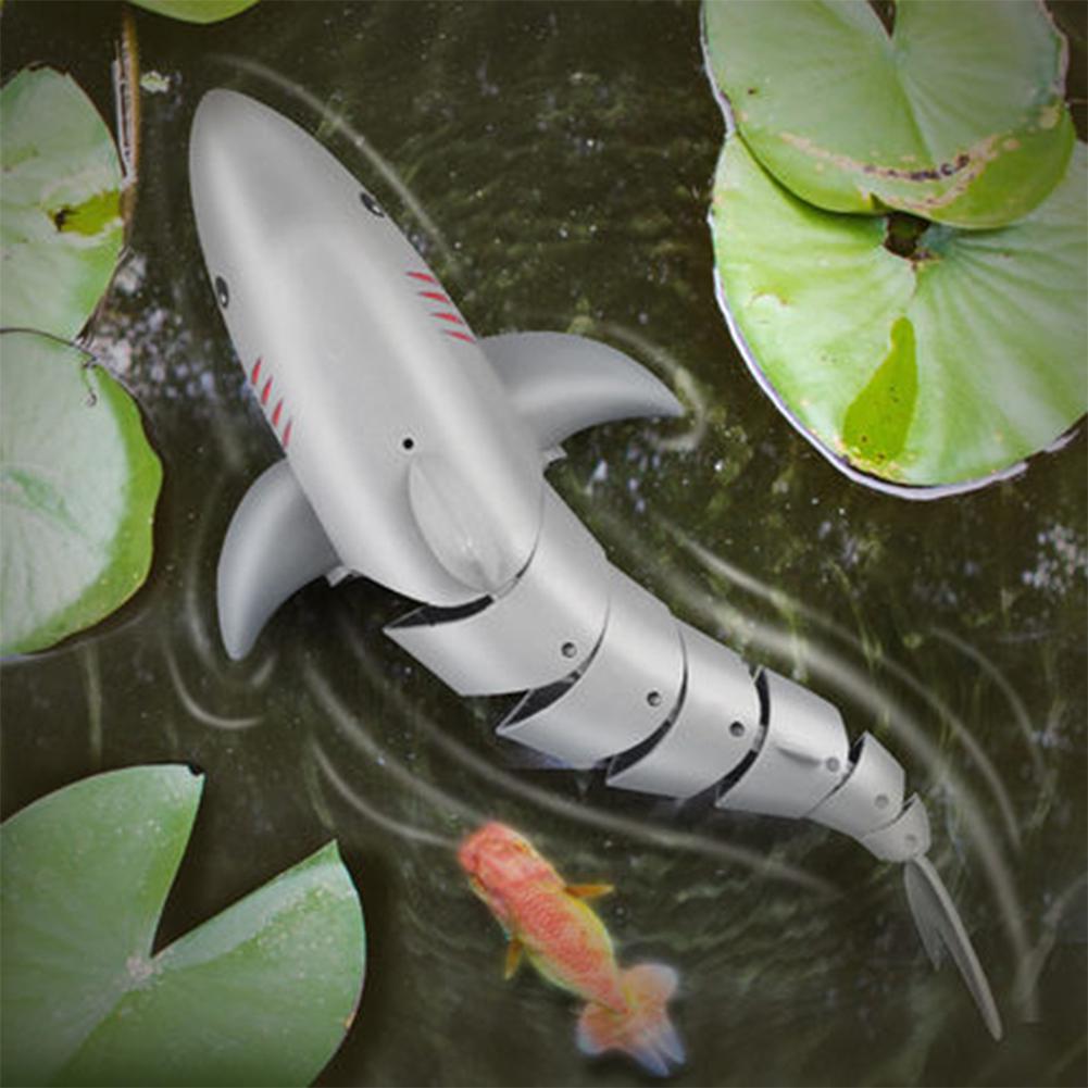 2.4G 5CH Fernbedienung Simulationshai Spielzeug Wasserdicht Lustig Unter Wasser Schiff RC Bootsmodell