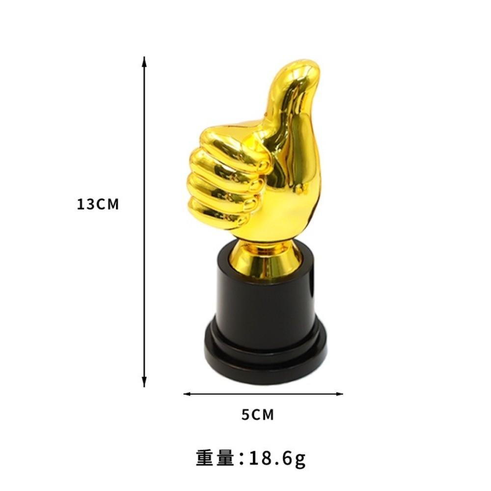 Multi Style Plastic Trophy Small Size Plastic Material Award Trophies Pentagram Star Trophy Model Mini Trophy Sporting Events
