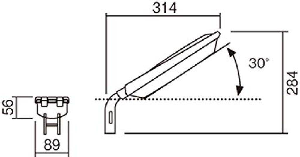 Panasonic NNY20348LE1 LED Security with Brightness Bright White Light, 10VA, Sensor,