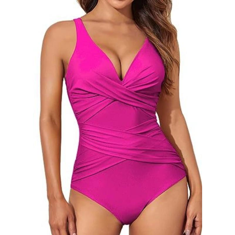 Vintage One Piece Swimsuit Sexy Printed Swimming Suit for Women Summer Monokini Swimwear Bathing Suits Boho Ladies Swimsuits