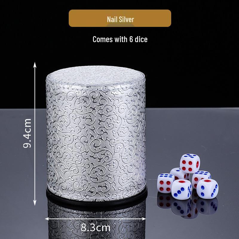 High-Grade Leather KTV Dice Shaker Cup for Bars and Nightclubs
