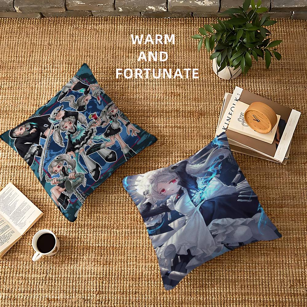 Game M-Marie S-SkullGirls Personalized picture text home decorative pillows Household Gifts 45x45cm