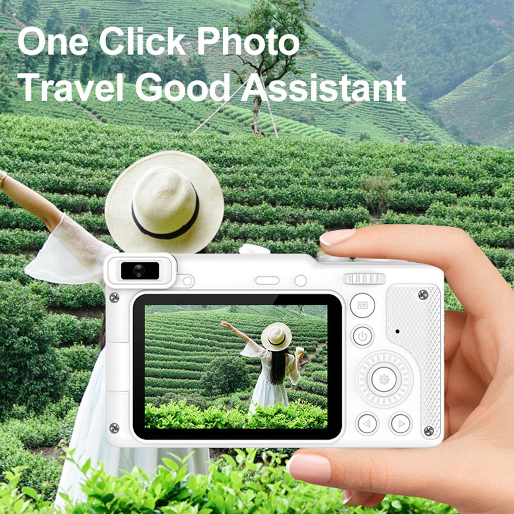 1080P Kids Digital Camera Mini Video Camera for Kids 12MP 2.4 Inch IPS Screen Built-in Battery with