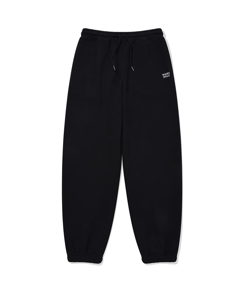 Wacky Willy Signature Sweat Jogger Pants Black